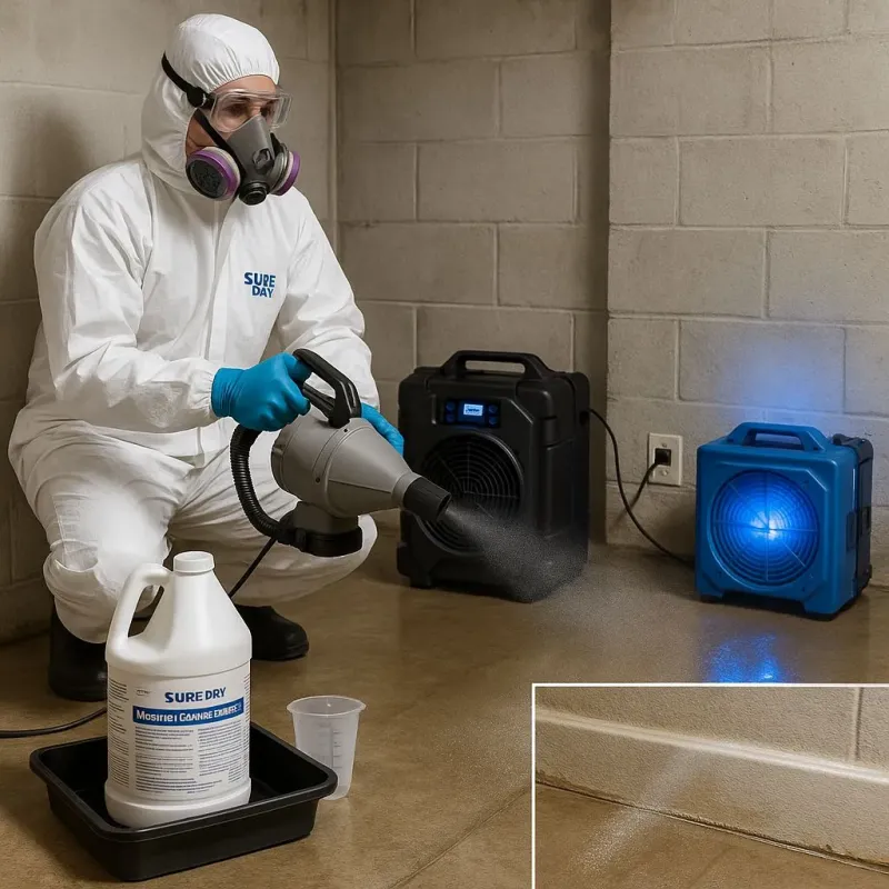 Sanitization and Odor Removal process in Mattydale, NY