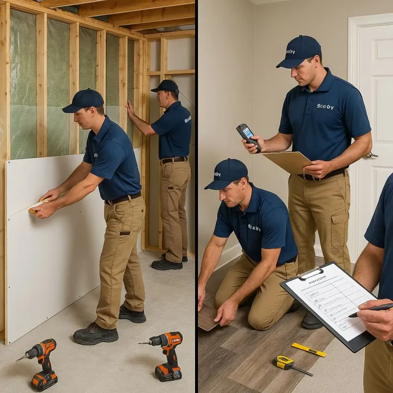 Repairs and Reconstruction process in Mattydale, NY
